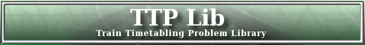  TTP·Lib - The Train Timetabling Problem Library